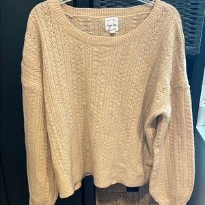 Beige Knit Sweater